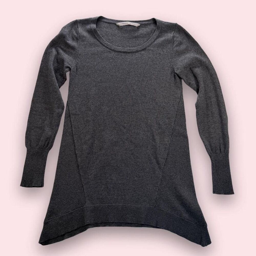 Athleta gray long sleeve tunic sweater /sweaterdress